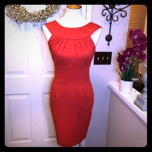 Trina Turk Los Angeles Red Sleeveless Midi Dress